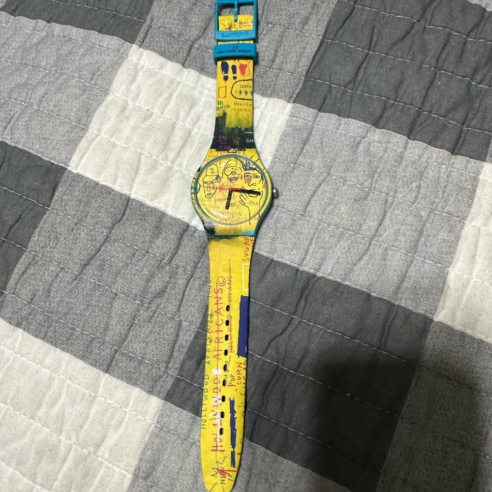 Basquait Swatch Watch - Like Brand New